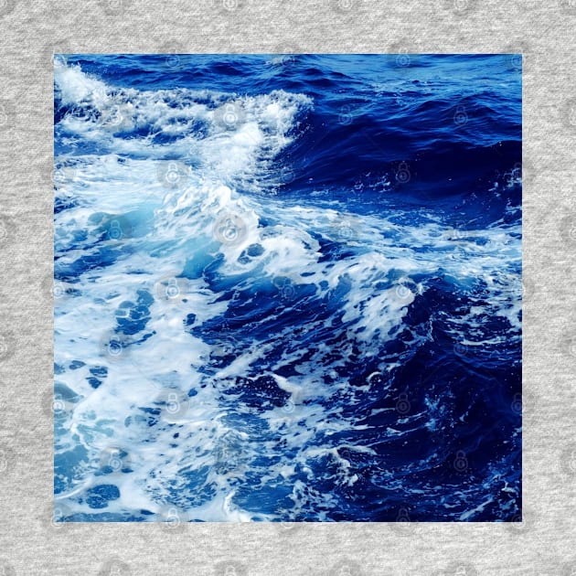 blue ocean waves design by Artistic_st